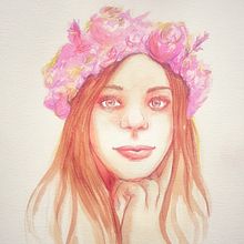My project in Illustrated Portrait in Watercolor course. Un progetto di Illustrazione tradizionale di Marine Karmann - 25.10.2020