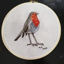 Mi Proyecto del curso: Pintar con hilo: técnicas de ilustración textil. Projekt z dziedziny  Haft użytkownika campuzano_abril - 02.11.2020