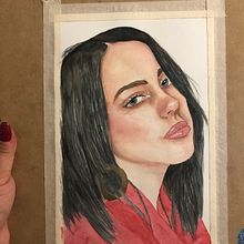 Mi Proyecto del curso: Retrato en acuarela a partir de una fotografía. Watercolor Painting project by Martha Carlos - 10.26.2020