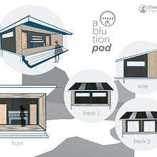A-BLU-TION pod (spec). Architectural Illustration project by hello_290401 - 10.26.2020