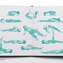 Yoga Bliss Academy - Yoga Manual. Un progetto di Disegno, Illustrazione editoriale e Illustrazione tradizionale di Sarito, a secas. - 26.10.2020
