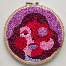 My project in Punch Needle XL Embroidery course. Projekt z dziedziny  Haft,  Tkactwo, Trad, c i jna ilustracja użytkownika Brunna Mancuso - 26.10.2020
