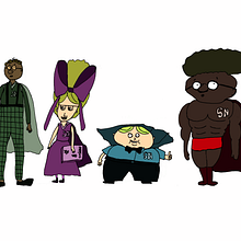 My project in Illustrated Characters Factory course. Character Design project by Thithi Johnson - 10.26.2020