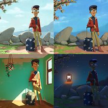 My project in Lighting Principles for Digital Painting course. Digital Painting, and Traditional illustration project by Hanif Ikhwanto - 10.27.2020