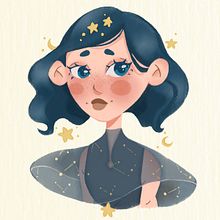 DTIYS - Menina Estrela. Un proyecto de Dibujo, Dibujo artístico, Dibujo digital, Diseño y Diseño de personajes de Isaura da Silva - 27.10.2020