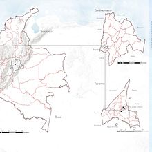Localizacion de Tocaima y Colombia turistica. Architecture project by Jhon Miller - 10.27.2020