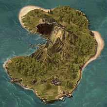 Mapa de Isla fantástica [Proceso]. Un progetto di Arte concettuale, Illustrazione tradizionale, Illustrazione digitale e Videogiochi di Miguel Ligero Nieto - 27.10.2009