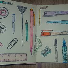 My project in The Art of Sketching: Transform Your Doodles into Art course. Sketchbook project by Andrea Ricciardelli - 12.18.2020