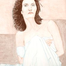Dibujo artistico realizado a cera, Marcos González. Un proyecto de Dibujo artístico y Dibujo de Retrato de Marcos González González - 27.10.2020