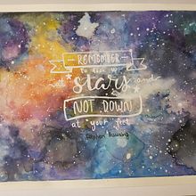 Meu projeto do curso: Técnicas modernas de aquarela. Calligraph, Ink Illustration, Lettering, and Painting project by Tânia Rodrigues - 10.28.2020