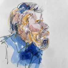 Mi Proyecto del curso: Cuaderno de retratos en acuarela.  project by Mirta Ximelys Sandin - 10.28.2020