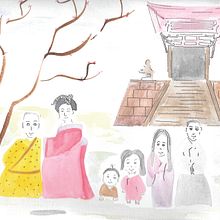 My project in Watercolor Illustration with Japanese Influence course . % Gerry Hurtado tarafından hazırlanan Çizim projesi - 10.28.2020