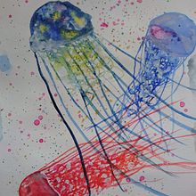 proyecto medusas. Un progetto di Illustrazione tradizionale e Pittura ad acquerello di Kasia Piskorska-Żmudzka - 28.10.2020
