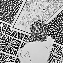 Reflejo. Ink Illustration project by Ale Lagos - 10.27.2020