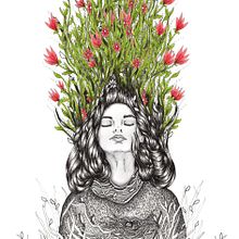 Para cuando despiertes. Traditional illustration & Ink Illustration project by Ale Lagos - 10.25.2020