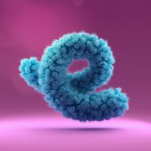 Práctica con letra con pelo, :). Un progetto di 3D di Manuel Camino Márquez - 28.10.2020