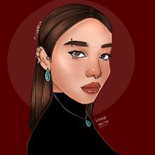 Meu projeto do curso: Retrato de personagens femininas com Procreate. Un progetto di Disegno digitale di Letícia Stojak - 29.10.2020