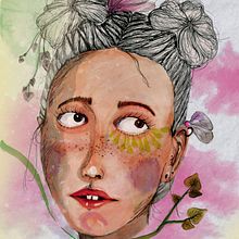 Meu projeto do curso: Retrato ilustrado em aquarela. Un progetto di  di Juliana D'Elia - 29.10.2020