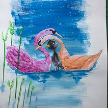 O Patinho Feio. Children's Illustration project by raphaelmoya - 11.21.2020