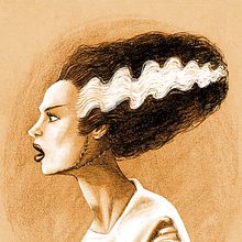 Monstruos del cine clásico. Pencil Drawing, Artistic Drawing, Portrait Drawing, Traditional illustration, and Sketchbook project by Miguel Calero - 10.29.2020