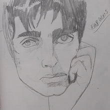 Liam Gallagher Drawing. Traditional illustration project by Vinicius Luz Correa - 10.29.2020