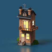 Casa Antigua. Un progetto di 3D, Architettura, Modellazione 3D e Videogiochi di William Santacruz - 29.10.2020