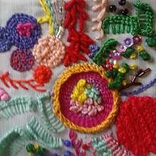 Mi Proyecto del curso: Técnicas avanzadas de bordado: puntadas y composiciones con volumen Ein Projekt aus dem Bereich Stickerei von roser soler - 13.11.2020