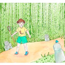 Mi Proyecto del curso: Ilustración en acuarela con influencia japonesa. Drawing, Traditional illustration, and Watercolor Painting project by Abigail Rabal - 10.29.2020