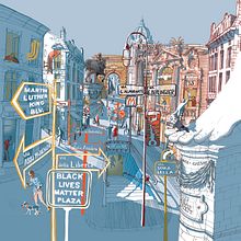 Venerdì di Repubblica Cover. Un projet de Illustration architecturale, Illustration éditoriale et Illustration traditionnelle de Carlo Stanga - 29.10.2020