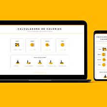 Calculadora de Calorías. Web Development, Web Design, HTML, CSS, and Digital Product Design project by Isabel Crespo - 10.30.2020