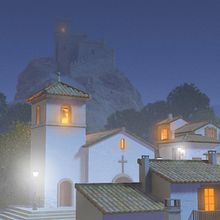 3D - Modelado entorno - Efectos (niebla). 3D, Digital Architecture, Architectural Illustration, 3D Modeling, and Photo Retouching project by Daniel Cifani Conforti - 10.31.2020