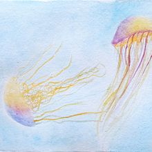 Mi Proyecto del curso: Técnicas modernas de acuarela. Un progetto di Pittura ad acquerello di Rosa Rey Pousada - 01.11.2020