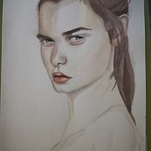 Mi Proyecto del curso: Retrato en acuarela a partir de una fotografía. Portrait Drawing, and Watercolor Painting project by sarattsanfran204 - 12.20.2020