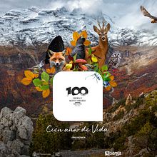Centenario Parque Nacional de Ordesa y Monte Perdido. Un proyecto de Diseño de carteles, Diseño Web y Publicidad de Garabato Estudio - 01.01.2018