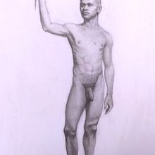 Dibujo realista de la figura humana. Projekt z dziedziny  Sztuki piękne, Sketching,  R, sunek, R, sunek ołówkiem, R, sunek anatomiczn,  R, sunek art, st, czn, R, sunek realist i czn użytkownika maxi_a_heredia - 01.11.2020