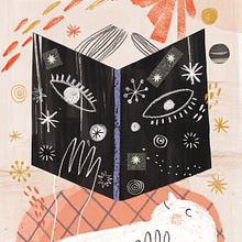 Tinha um livro no meio do caminho. Un proyecto de Collage, Dibujo, Ilustración editorial e Ilustración infantil de Ana Matsusaki - 02.11.2018