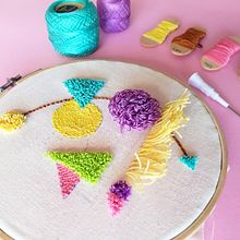 Mi Proyecto del curso: Introducción al bordado con aguja mágica. Embroider, Creativit, and Design project by Karen Castellanos G - 11.01.2020