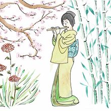 Mi Proyecto del curso: Ilustración en acuarela con influencia japonesa. Un projet de Aquarelle de Luis Vargas - 02.11.2020