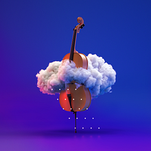 Cello 4 All. 3D, Art Direction, Photograph, and Traditional illustration project by Francisco Cortés - 04.13.2020