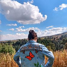 Mi Proyecto del curso es : Mariposas de Octubre. Een project van Borduurwerk van KAREN RUIZ - 03.11.2020