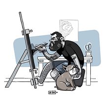 COVID Stay Home. 2D Animation, and Traditional illustration project by Miguel Gonzalez - 06.10.2020