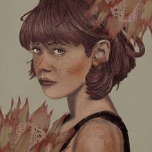 Mi Proyecto del curso: Retrato ilustrado con Procreate. Un proyecto de Ilustración editorial, Ilustración tradicional, Ilustración botánica e Ilustración digital de Belén Aula Carmona - 03.11.2020