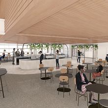 Cafeteria. Un progetto di Architettura, Architettura d'interni e Design e creazione di mobili di Antonio Javier Moya Garcia - 03.11.2020