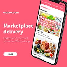 UX | UI Marketplace delivery - My account. App Development, App Design, Information Design, Product Design, Graphic Design, Interactive Design, Web Design, and UX / UI project by Victoria Palazón - 11.03.2020