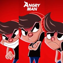 AngryMan. . Character Animation, Design, and Traditional illustration project by Andrés Sánchez Art - 11.03.2020