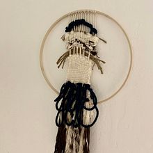 My project in Introduction to Textile Weaving course. Arts, and Crafts project by Crystal Lutton - 11.03.2020
