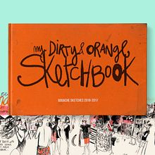 My dirty and orange Sketchbook (2016-2017). Street Art, and Traditional illustration project by Maru Godas - 11.03.2020
