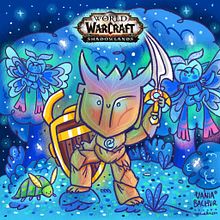 Warcraft Shadowlands. Projekt z dziedziny Projektowanie postaci, Trad, c, jna ilustracja, Ilustracja c i frowa użytkownika Vania Bachur - 03.11.2020