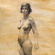 September's Glance. Artistic Drawing, Drawing, Figure Drawing, Fine Arts, and Pencil Drawing project by Shane Wolf - 11.03.2020