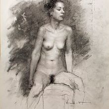 Crystal Oasis. Artistic Drawing, Drawing, Figure Drawing, Fine Arts, Pencil Drawing, Portrait Drawing, and Realistic Drawing project by Shane Wolf - 11.03.2020